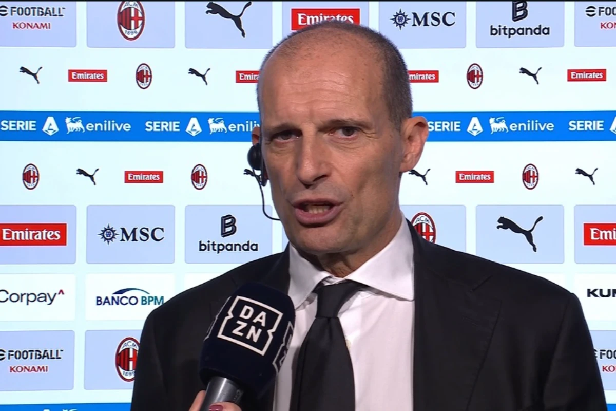 Allegri intervistato post partita