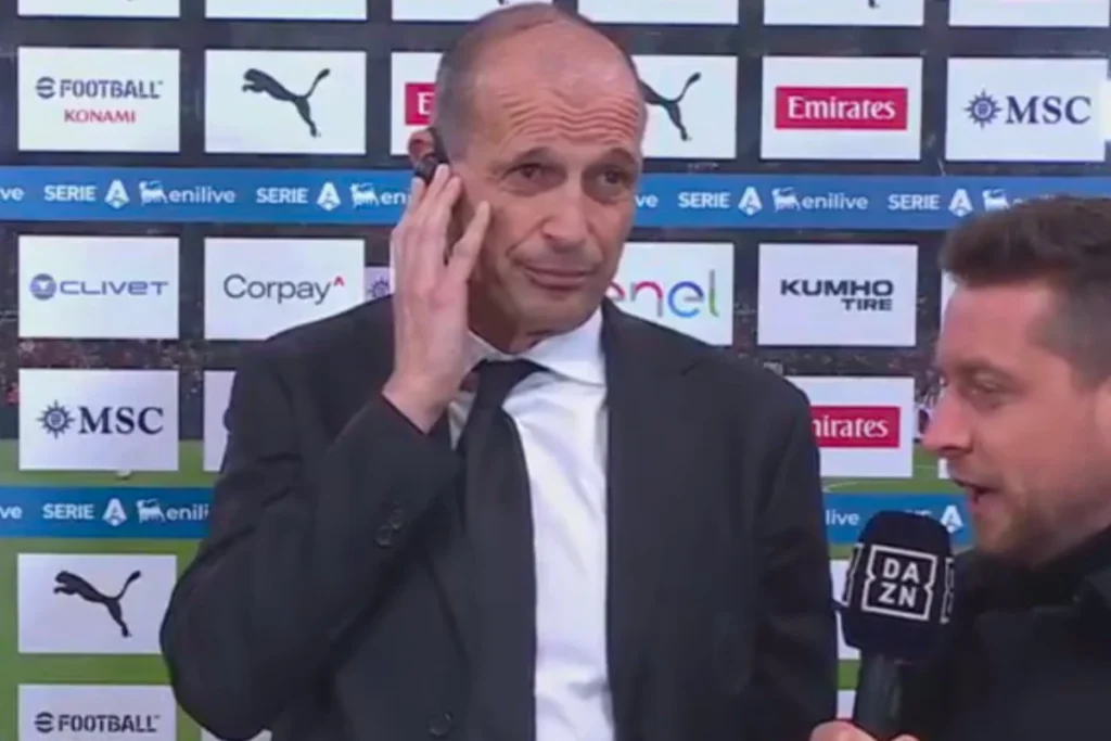Allegri intervistato a DAZN