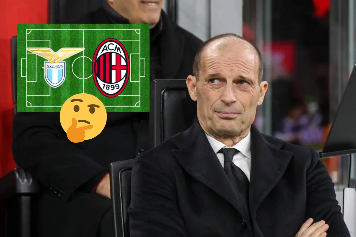 Allegri cambia la formazione per Lazio-Milan