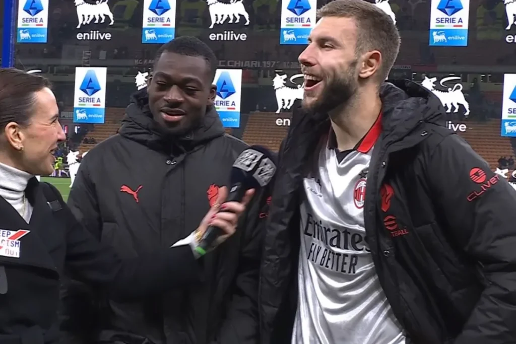 Fofana e Pavlovic a DAZN post Milan-Torino.