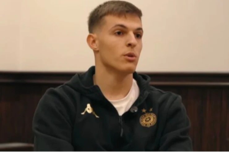 Andrej Kostic, attaccante montenegrino classe 2007 che si trasferirà al Milan