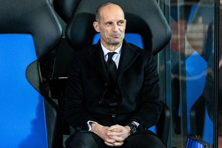 Massimiliano Allegri in panchina per la Serie A