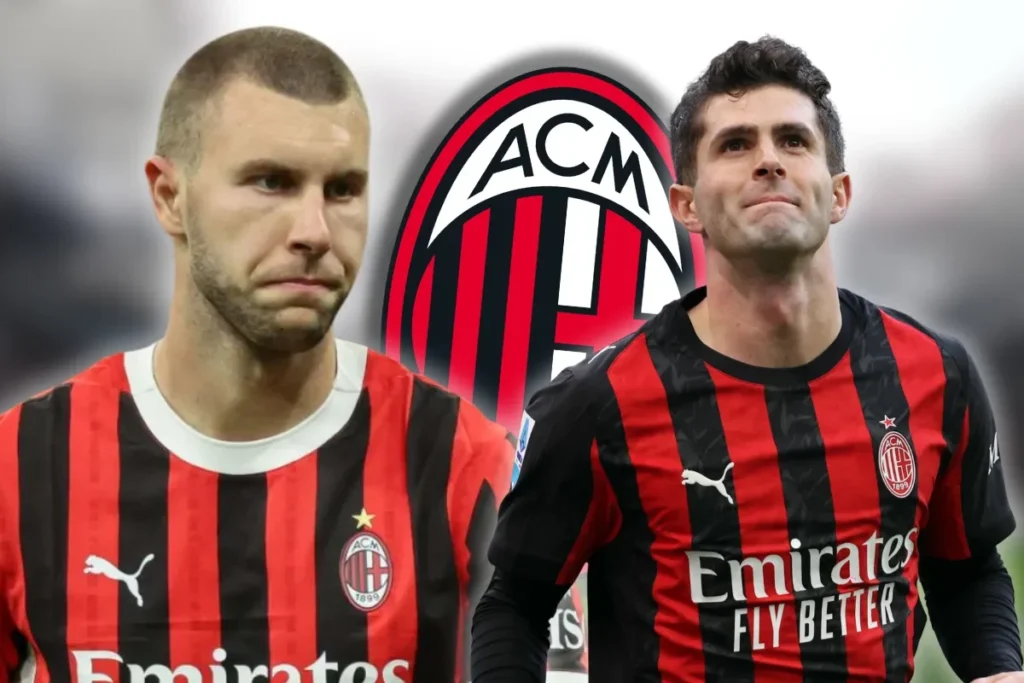 Pavlovic e Pulisic in maglia Milan
