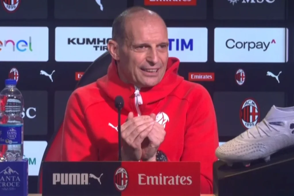 Allegri interviene in conferenza stampa