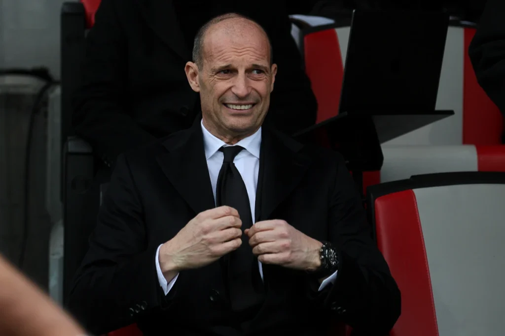 Il tecnico del Milan Massimiliano Allegri