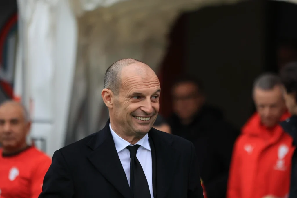 Massimiliano Allegri in primo piano