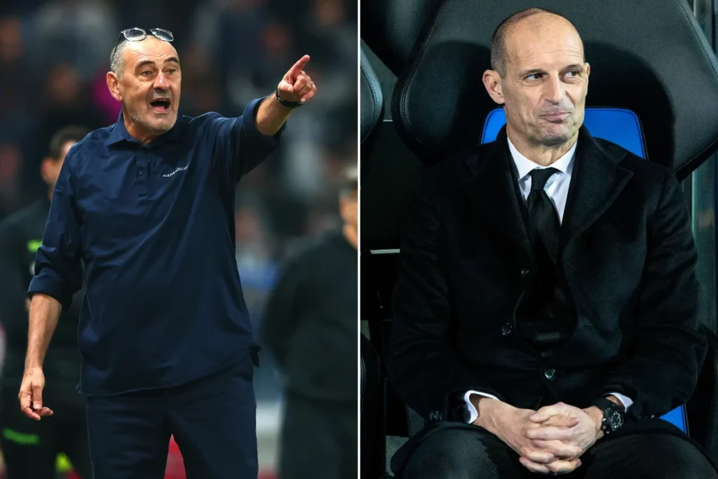 Sarri su Allegri in conferenza stampa