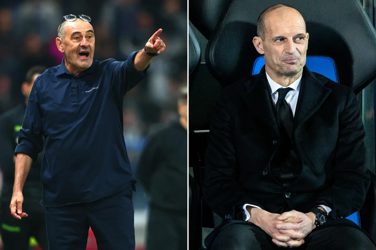 Sarri su Allegri in conferenza stampa