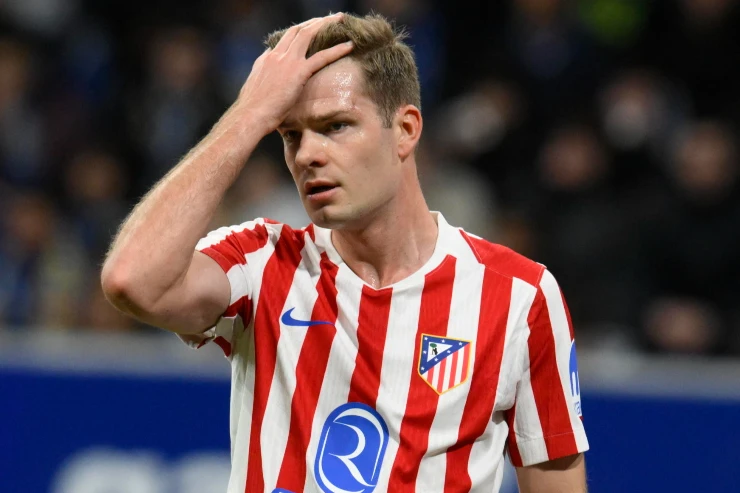 Alexander Sorloth con l'Atletico Madrid