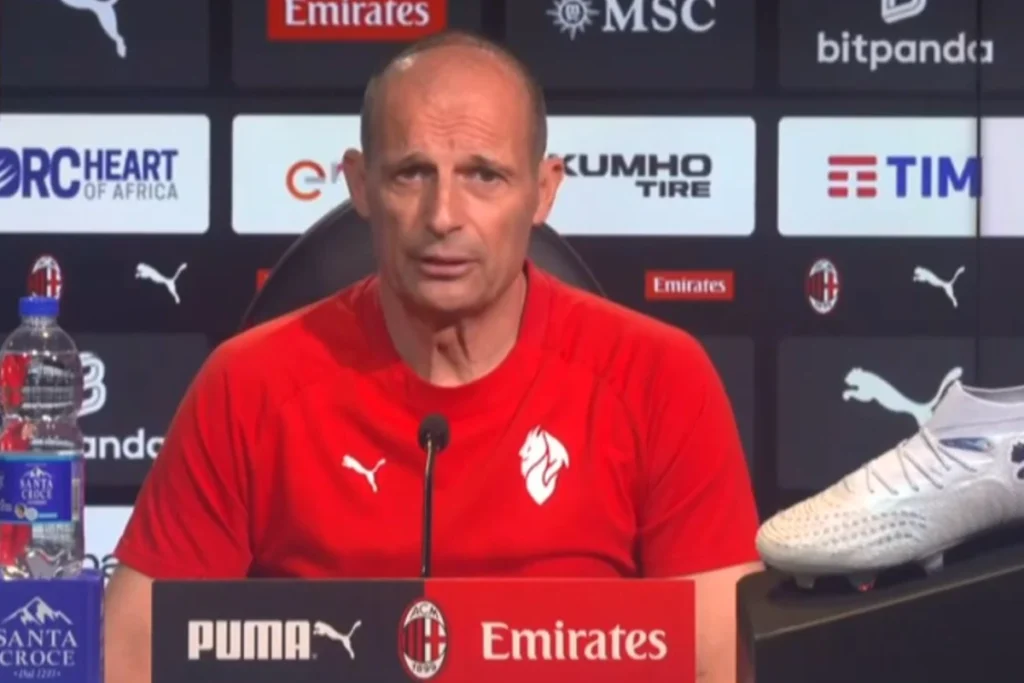 Allegri in conferenza stampa