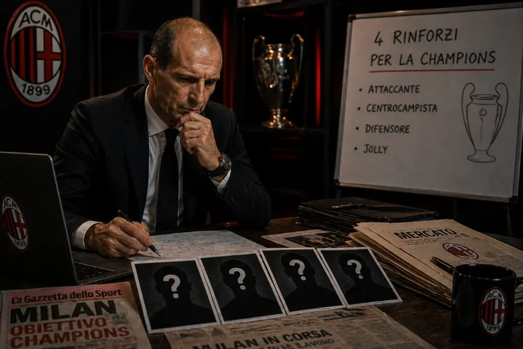 Allegri pensa a 4 colpi, tra questi Rowe