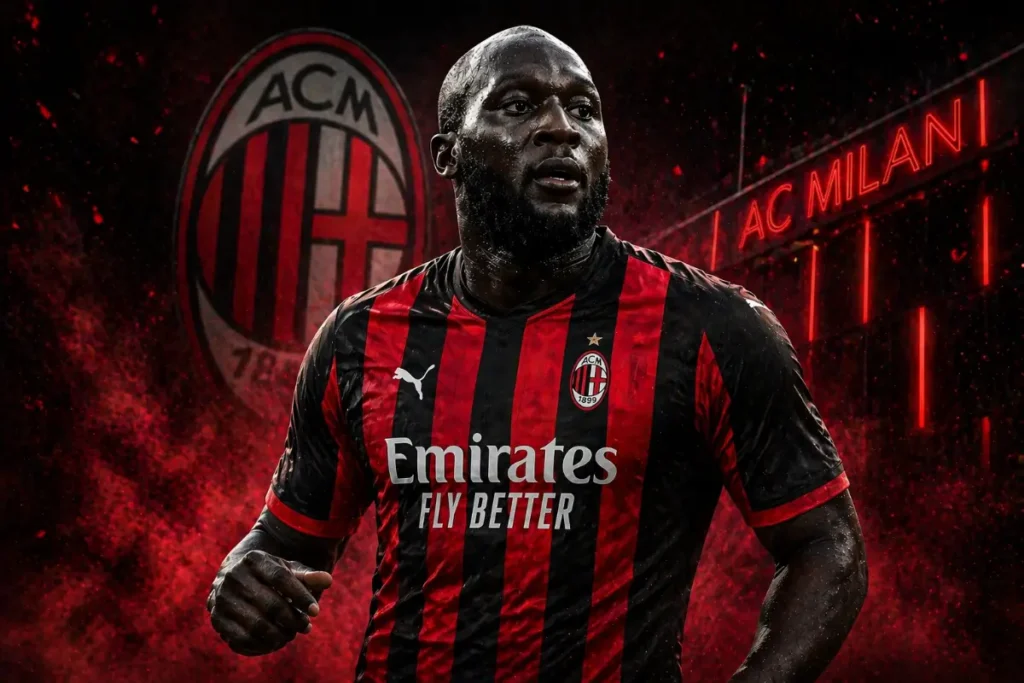 Romelu Lukaku in maglia Milan, obiettivo calciomercato rossonero
