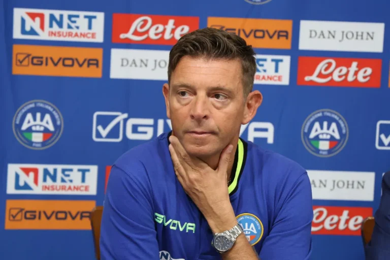 Gianluca Rocchi, designatore arbitri Serie A, al centro dell'inchiesta per frode sportiva
