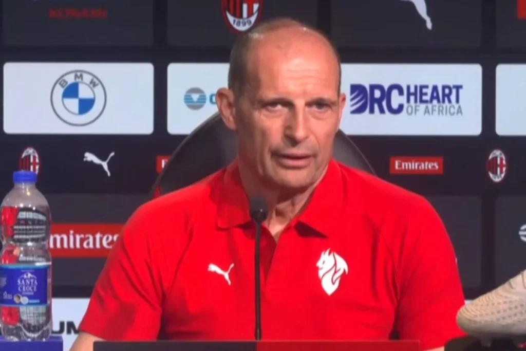 Massimiliano Allegri in conferenza stampa risponde sul futuro al Milan