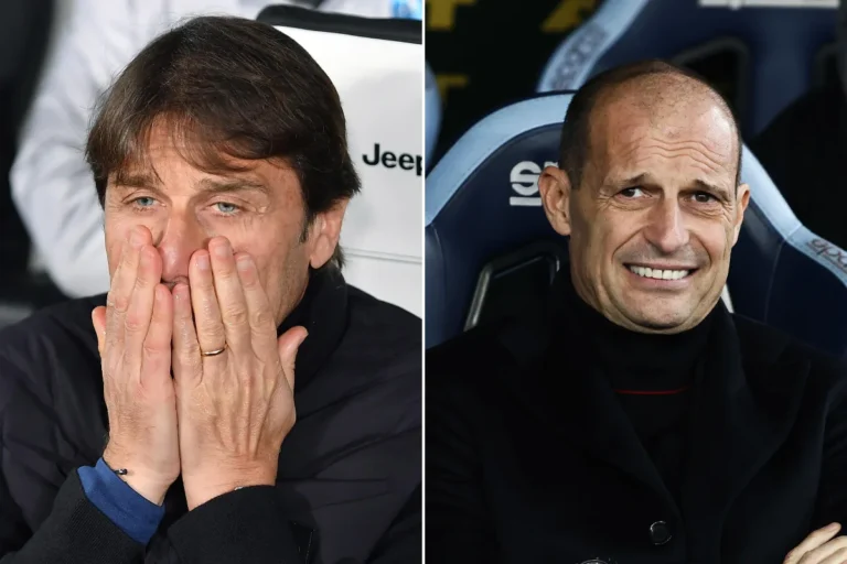 Massimiliano Allegri durante Napoli-Milan, la partita che chiude il discorso scudetto