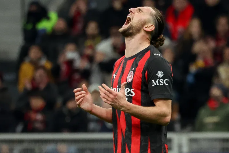 Adrien Rabiot in primo piano