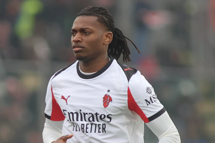 Rafael Leao in campo per la Serie A 2026