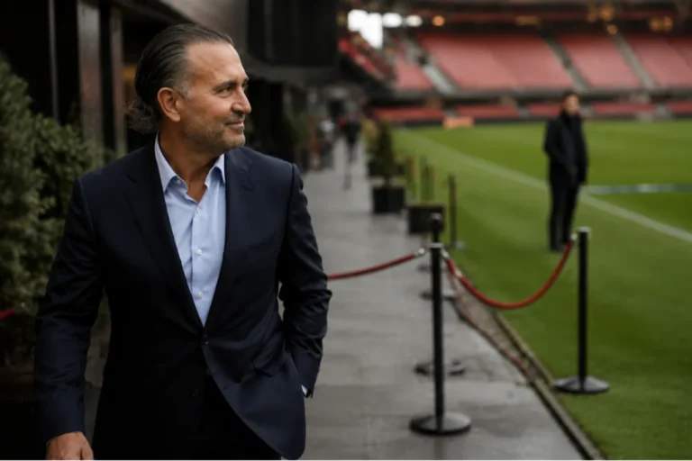 Gerry Cardinale passeggia negli spazi interni dello stadio San Siro