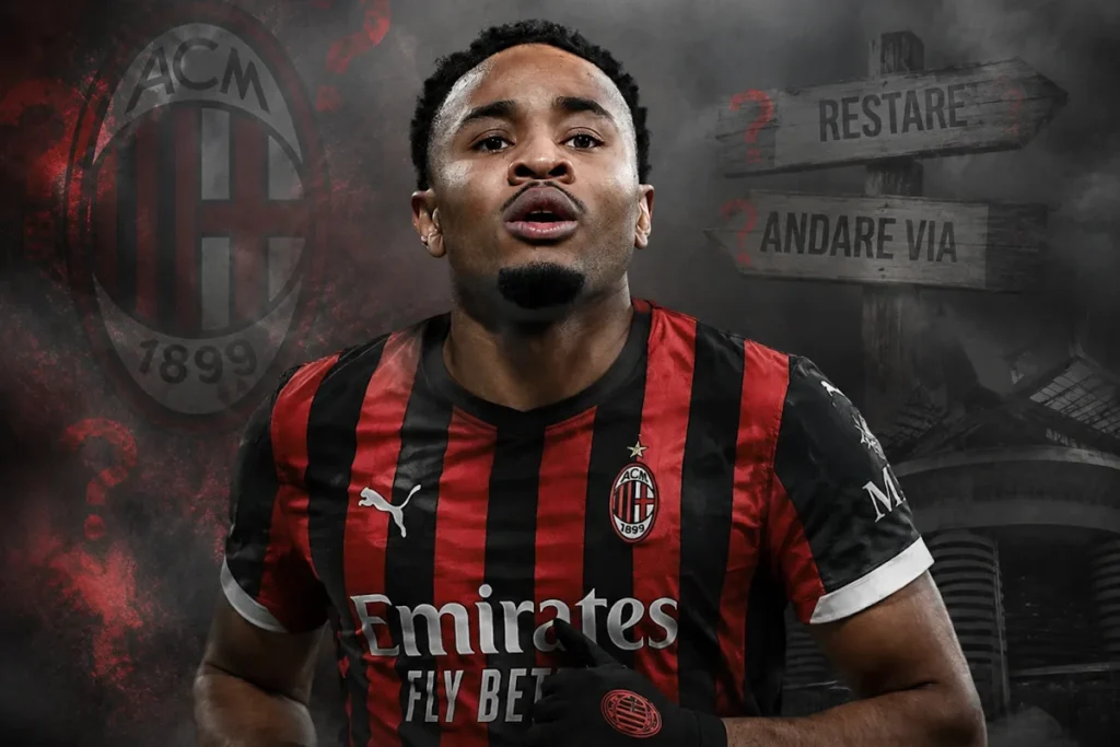 Nkunku attaccante del Milan in maglia rossonera