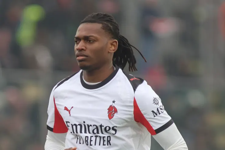 Rafael Leão in maglia Arsenal, immagine di profilo durante la partita